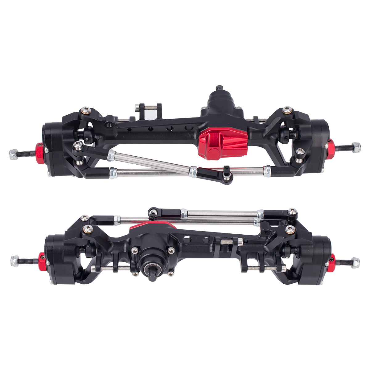 Hobby Zone Rc - CNC อลูมิเนียม SCX10 III ด้านหน้าด้านหลัง Portal