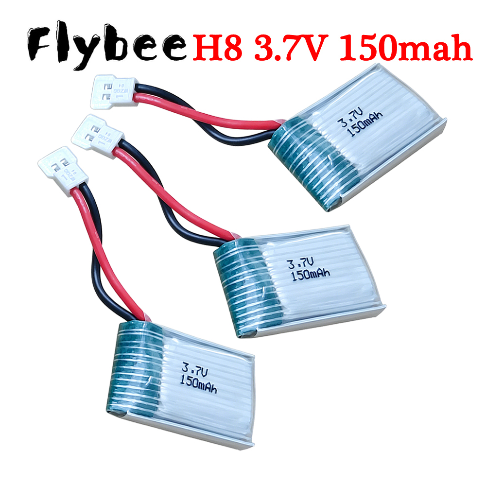 Hobby Rc Quadcopters & Multirotors - XH2.54 ปลั๊ก, 3.7V 150mAh 651723 แบตเตอรี่ลิโปแบตเตอรี่แบบชาร์จไฟได้สำหรับ