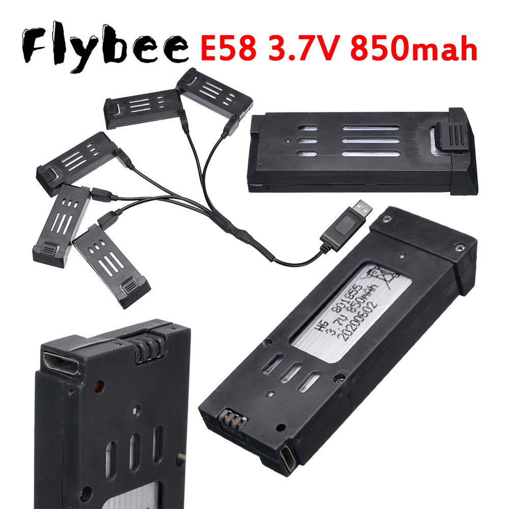 Hobby Rc Quadcopters & Multirotors - 3.7V 850mAh RC โดรนแบตเตอรี่สำหรับ E58 E68