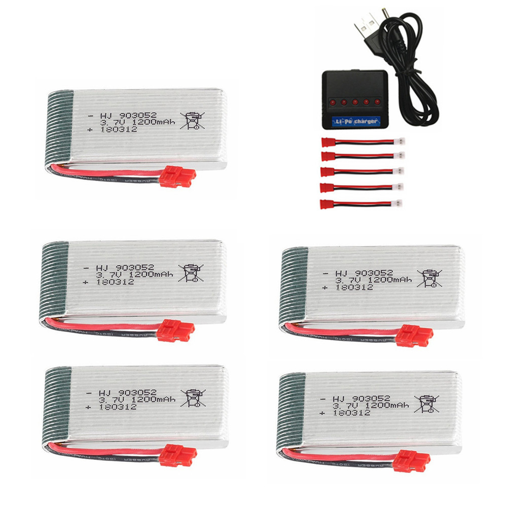 Hobby Rc Quadcopters & Multirotors - 3.7V 1200mAh 903052 แบตเตอรี่ lipo สําหรับ