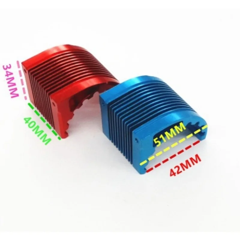 Rc Hobby Grade Plane - ฮีทซิงค์อลูมิเนียม CNC ฟรีพัดลมขนาด 40x40 มม. สําหรับมอเตอร์ไร้แปรงขนาด