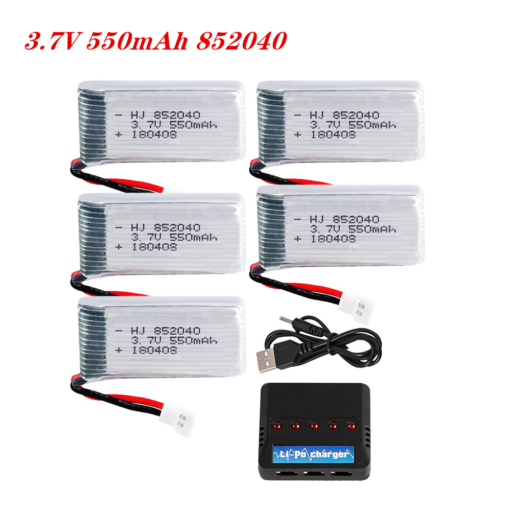 Hobby Rc Quadcopters & Multirotors - 3.7V 550mAh 25C แบตเตอรี่ลิโป้ 852040 เหมาะสําหรับ