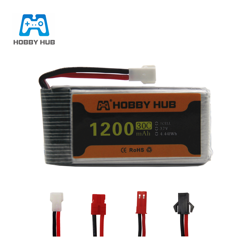3.7V 1200mAh 30C แบตเตอรี่ Lip - Hobby Rc Quadcopters & Multirotors บทวิจารณ์และราคา