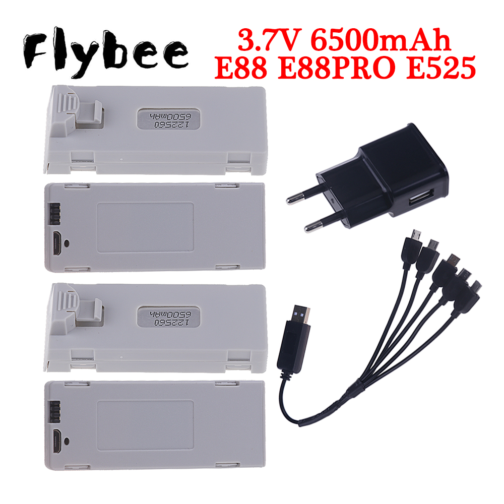 แบตเตอรี่ E88เดิม3.7V 6500mAh  - Hobby Rc Quadcopters & Multirotors บทวิจารณ์และราคา