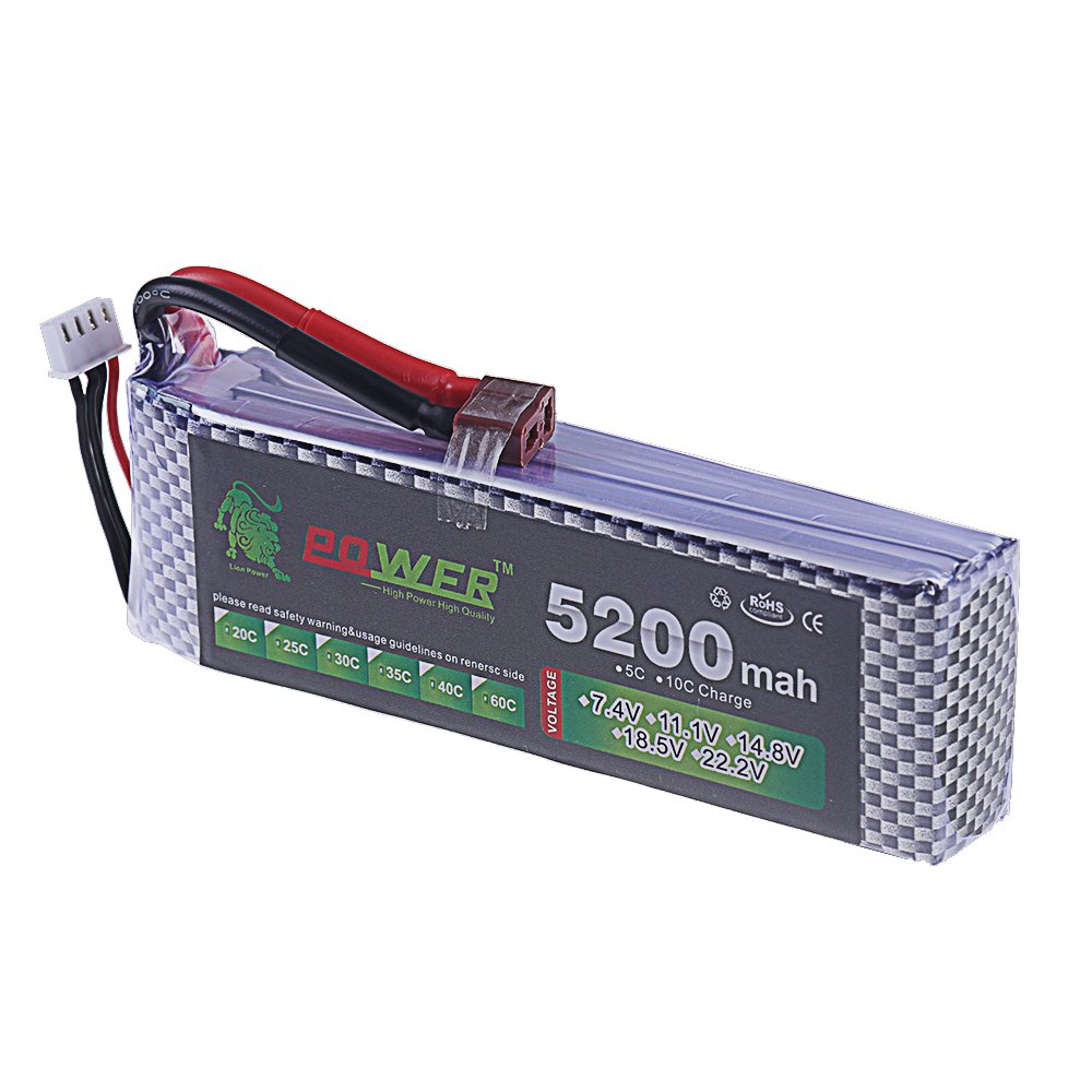 3S Lipo แบตเตอรี่ 11.1V 5200 m - Hobby Rc Quadcopters & Multirotors บทวิจารณ์และราคา